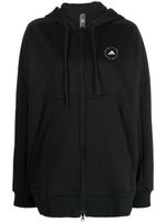 adidas by Stella McCartney hoodie zippé à logo imprimé - Noir - thumbnail