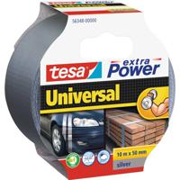 tesa UNIVERSAL 56348-00000-06 Textieltape tesa extra Power Zilver (l x b) 10 m x 50 mm 1 stuk(s) - thumbnail