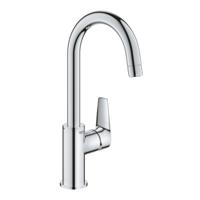 Grohe BauEdge Wastafelmengkraan L-Size Chroom - thumbnail