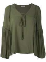 Olympiah blouse Hagia - Vert