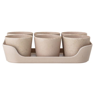 Bloomingville Bloempot Emmer Naturel 5 x 23 x 16 Bloomingville Bloempot Emmer Naturel 5 x 23 x 16