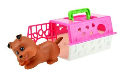 Toi Toys speelset Hond met bench bruin Toi Toys speelset Hond met bench bruin