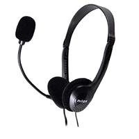 Nilox USB stereo headset met microfoon voor PC, laptop, mute-modus, geschikt voor conference call, Skype
