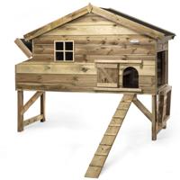 Voldux Kippenhok Jasper XL 204 x 89 x 169 cm Voldux Bruin