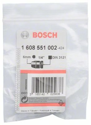 Bosch Accessories Bosch Power Tools 1608551002 Dop (zeskant) Dopsleutelinzetstuk 6 mm 1/4 (6.3 mm)
