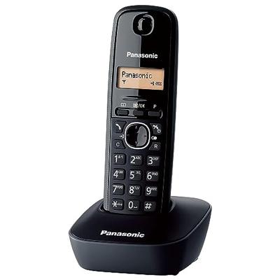Panasonic KX-TG1611 DECT beller-ID zwart - telefoon (DECT-telefoon, 50 ingangen, beller-ID, zwart)