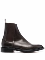 Thom Browne bottines chelsea en cuir - Marron