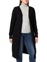 JACQUELINE de YONG Dames Jdymarco L/S Long Cardigan KNT Noos gebreide jas, zwart (black/black), S