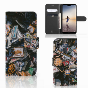 Huawei P20 Lite Telefoonhoesje met foto Badges