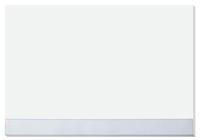 SIGEL HO280 witte papieren bureauonderlegger, schilderblok, ca. DIN A2 - extra groot, met transparante beschermlijst, 30 vellen, 80 g, veganistisch, bureauonderlegger van duurzaam papier