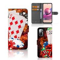 Xiaomi Redmi Note 10/10T 5G | Poco M3 Pro Wallet Case met Pasjes Casino - thumbnail