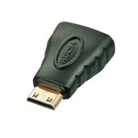 Lindy 41207 HDMI HDMI Zwart kabeladapter/verloopstukje - thumbnail