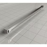 Stabilisatiestang Slim 120cm Vierkant Chroom