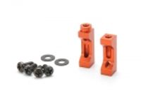 Aluminium servo mount set (orange)