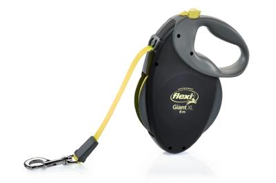 Flexi Giant - Hondenriem - Neon Band - Zwart - XL - 8M