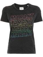 MARANT ÉTOILE t-shirt Ziliani à logo imprimé - Noir