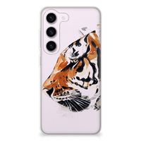 Hoesje maken Samsung Galaxy S23 Watercolor Tiger