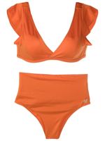 Brigitte bikini à taille haute - Orange