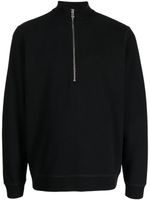 Sunspel sweat à col zippé - Noir