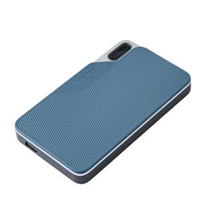 Intenso Lesen/Schreiben bis zu 500 MB/s/500GB USB Type-C 3.2 Gen 1 (3.1 Gen 1) Blauw, Grijs