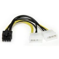 StarTech.com 15cm LP4 naar 8-pins PCI Express Videokaart Voeding Verloopkabel - thumbnail