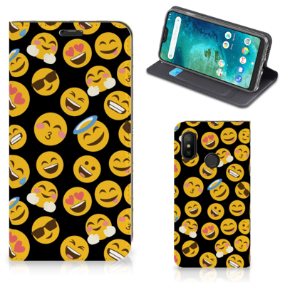 Xiaomi Mi A2 Lite Hoesje met Magneet Emoji