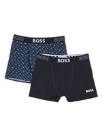 BOSS Kidswear lot de boxers en coton à logo - Bleu - thumbnail