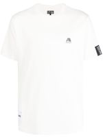 izzue t-shirt en coton à logo imprimé - Blanc