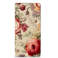 Smart Cover voor OPPO A98 5G Bloemen