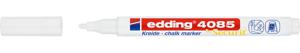 Edding 4085 krijtstift Rond Wit 1 stuk(s)