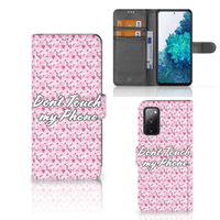 Samsung Galaxy S20 FE Portemonnee Hoesje Flowers Pink DTMP - thumbnail