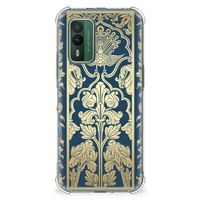 Nokia XR21 Case Beige Flowers