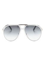 TOM FORD Eyewear lunettes de soleil à monture oversize - Argent