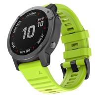 By Qubix - Siliconen bandje - Groen - Compatible met Garmin Fenix 8-51mm - Compatible Garmin bandje