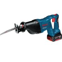 Bosch Professional GSA 18 V-LI Accu-reciprozaag 060164J00B Incl. 2 accus, Incl. lader, Incl. koffer 18 V 5 Ah