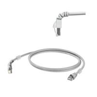 Weidmüller 1233160012 RJ45 Netwerkkabel, patchkabel CAT 6A S/FTP 1.20 m Grijs UL gecertificeerd 1 stuk(s)