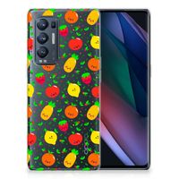 OPPO Find X3 Neo Siliconen Case Fruits