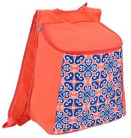 Gerimport koeltas 30 x 34 cm 12 liter polyester blauw/rood