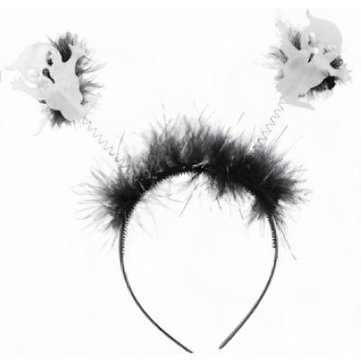 Arti Casa Diadeem Halloween Spook Kunststof Zwart/wit