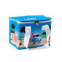 Koeltas - Volkswagen - blauw - 4 liter - 16 x 21 x 13 cm - koelboxen - picknick/strand - lunchtas - thumbnail