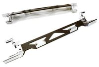 Integy Billet Alloy & Composite Battery Hold Down Plate, Silver - Traxxas X-Maxx