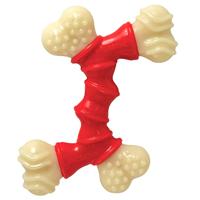 Nylabone Double Bone Power Kauwspeelgoed voor honden, hondenspeelgoed voor agressieve kauwers, speksmaak, X-Small - tot 6,8 kg, 1 Count