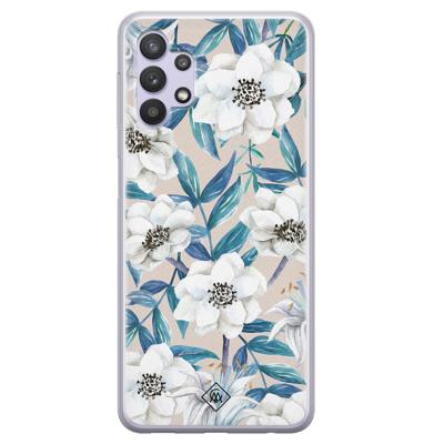 Samsung Galaxy A32 5G siliconen hoesje - Touch of flowers