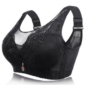 Embroidery Wireless Full Busted Anti Sagging Cami Bras