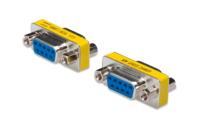 DIGITUS D-Sub 9 Gender-Changer - Adapter - 9-pins koppeling - bus naar bus - RS-232 - RS-485 - TTL - metalen behuizing