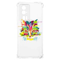 Xiaomi Poco F5 Pro Stevig Bumper Hoesje Cat Color