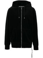 Mastermind Japan hoodie zippé à imprimé tête de mort - Noir