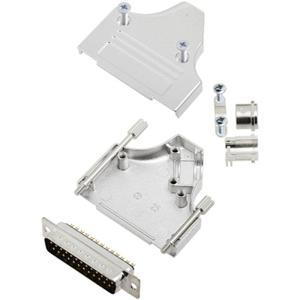 TRU COMPONENTS TCMHDM3525DBPK 7708996 D-sub male connectorset 35 ° Aantal polen: 25 Soldeerkelk 1 stuk(s)