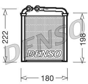 Kachelradiateur, interieurverwarming DENSO, u.a. für VW, Skoda