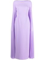 Solace London robe Grace à coupe longue - Violet